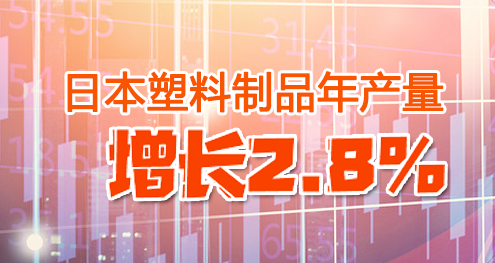 日本塑料制品年产量增长2.8%